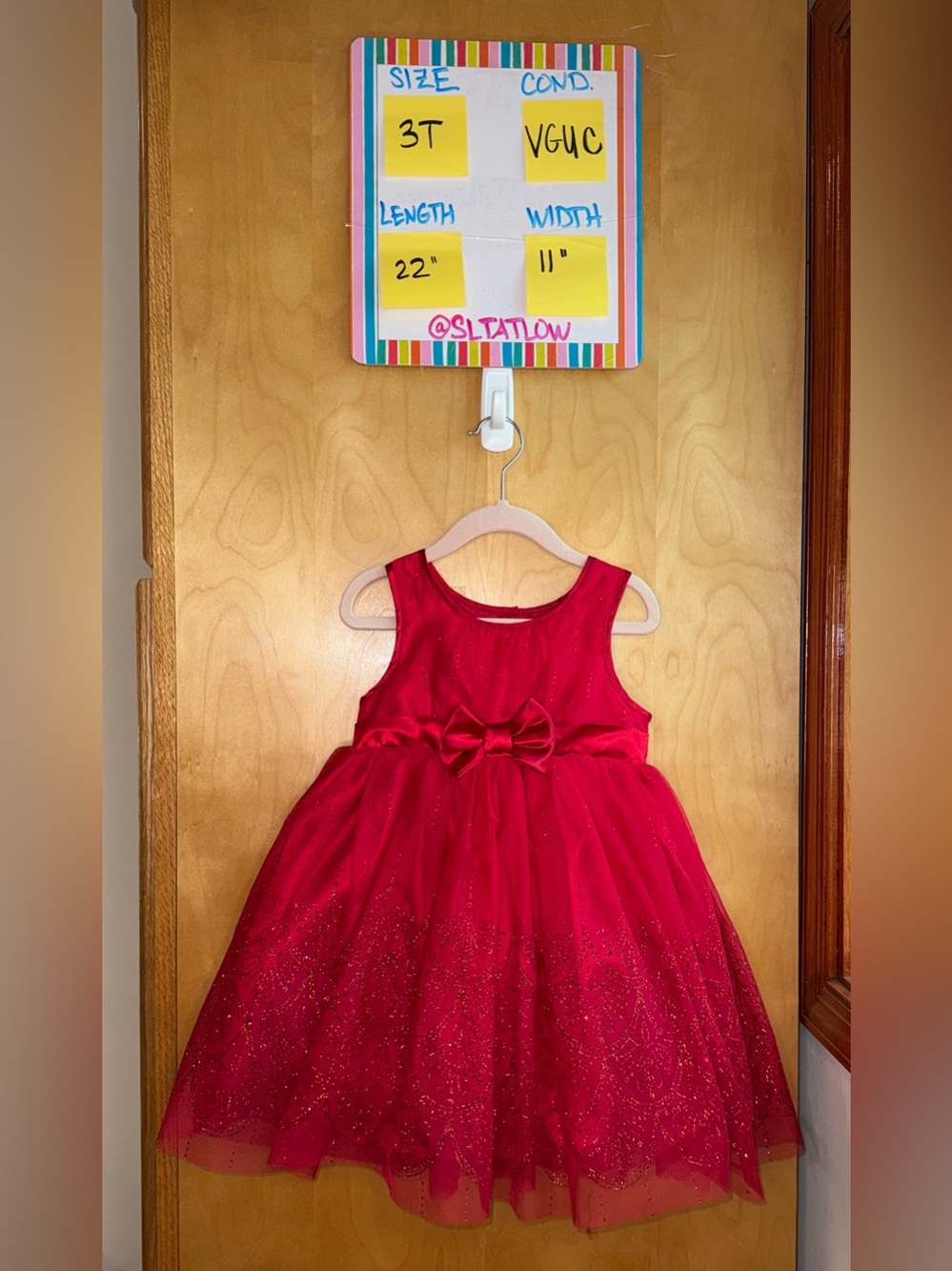 Sparkle Tulle Bow Party Dress for Girls